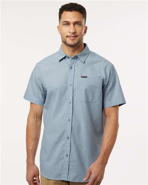 Men's Rapid Rivers™ Novelty Short Sleeve Shirt - Ripple Blue