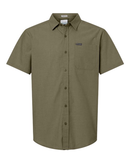Men's Rapid Rivers™ Novelty Short Sleeve Shirt - Stone Green