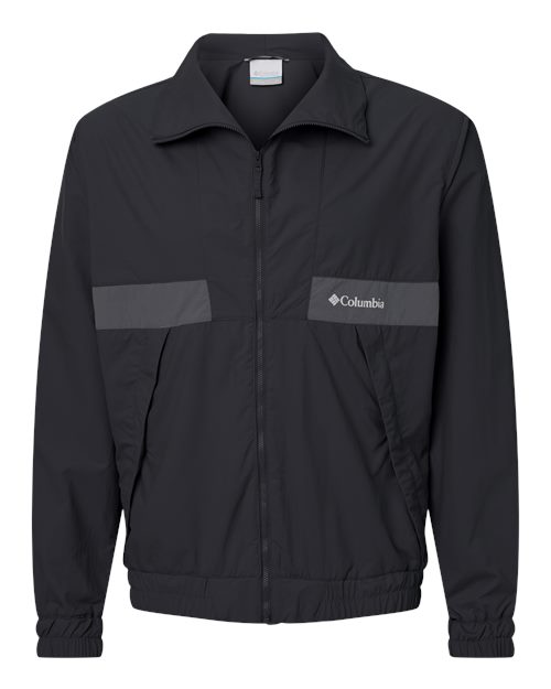 Men's Spire Valley™ Windbreaker - Black/ Shark
