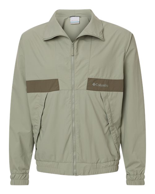 Men's Spire Valley™ Windbreaker - Safari/ Stone Green
