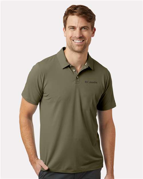 Men's Tech Trail™ Utility Polo - Stone Green