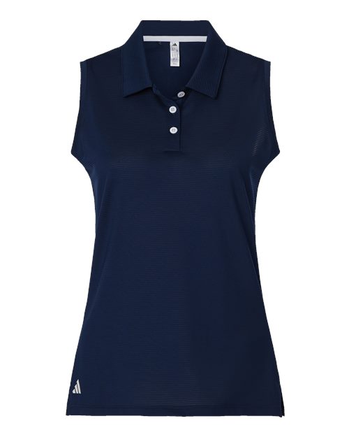 Women's Ottoman Sleeveless Polo - Collegiate Navy