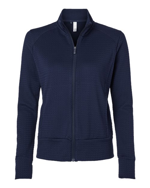 Women's Ultimate365 Textured Full-Zip Jacket - Collegiate Navy