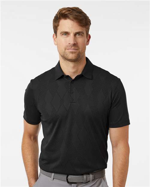 Men's Ultimate365 Textured Polo - Carbon Black
