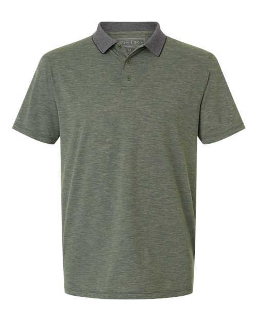 Men's Transit Tech Polo - Dark Olive Heathered