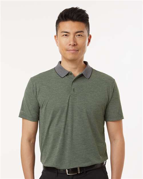Men's Transit Tech Polo - Dark Olive Heathered