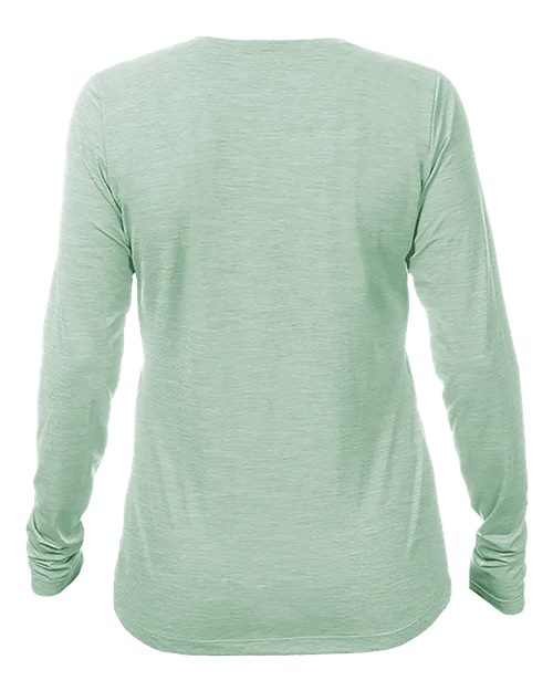 Women's Breeze Tech Long Sleeve T-Shirt - Olive Heathered
