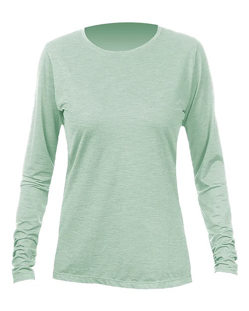 Women's Breeze Tech Long Sleeve T-Shirt - Olive Heathered