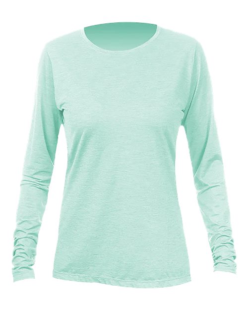 Women's Breeze Tech Long Sleeve T-Shirt - Seafoam Heathered