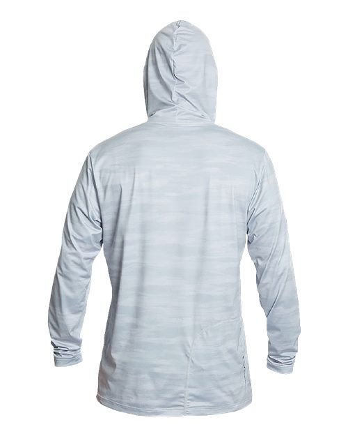 Men's Low Pro Tech Hooded Long Sleeve T-Shirt - Ice Camo