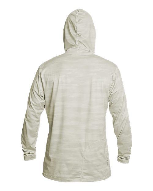 Men's Low Pro Tech Hooded Long Sleeve T-Shirt - Stone Camo