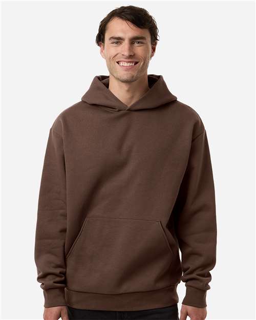 Unisex Boulevard Heavyweight Hooded Sweatshirt - Brown