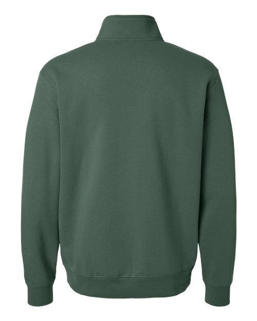 Unisex Midweight Quarter-Zip Pullover - Alpine Green