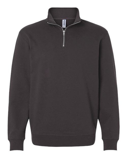 Unisex Midweight Quarter-Zip Pullover - Asphalt
