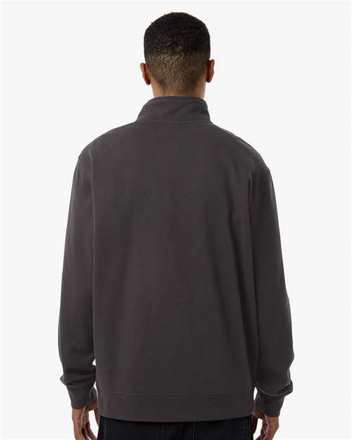 Unisex Midweight Quarter-Zip Pullover - Asphalt