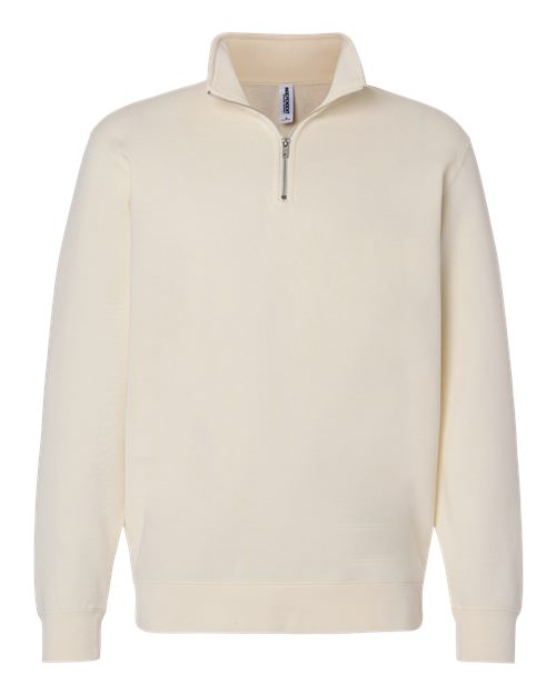 Unisex Midweight Quarter-Zip Pullover - Bone