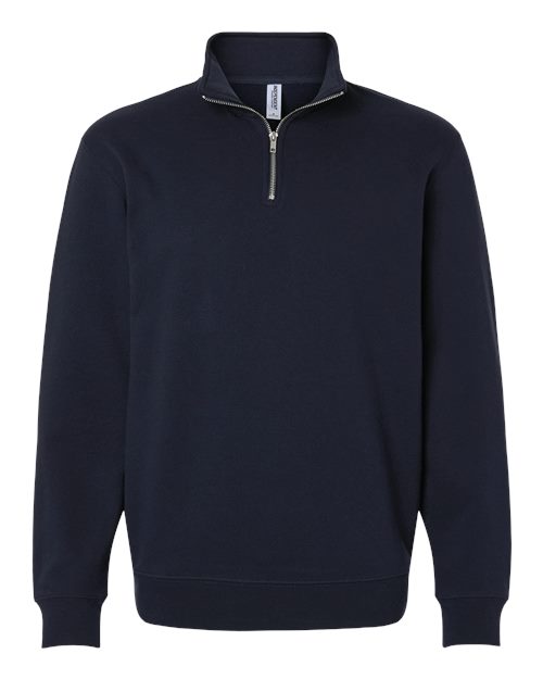 Unisex Midweight Quarter-Zip Pullover - Classic Navy