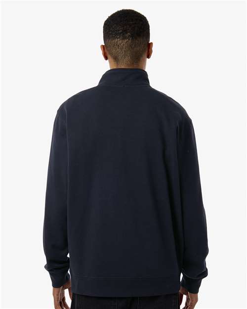Unisex Midweight Quarter-Zip Pullover - Classic Navy