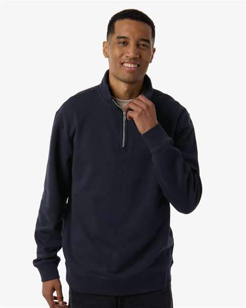 Unisex Midweight Quarter-Zip Pullover - Classic Navy