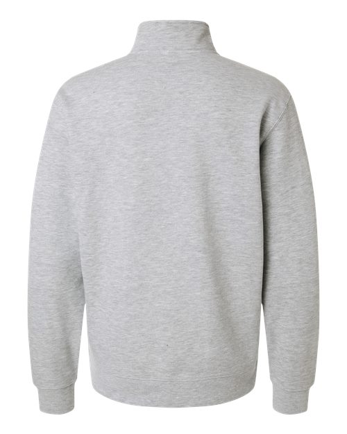 Unisex Midweight Quarter-Zip Pullover - Grey Heather