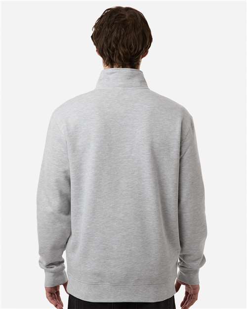 Unisex Midweight Quarter-Zip Pullover - Grey Heather