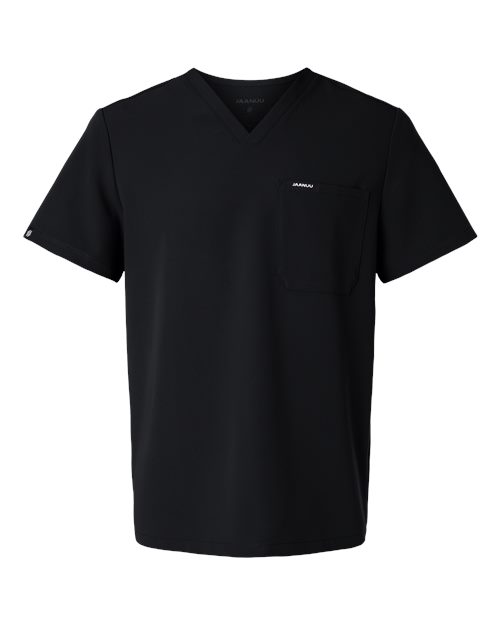 Men's Holmes Everyday 1-Pocket Scrub V-Neck Top - Black