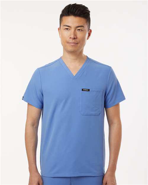 Men's Holmes Everyday 1-Pocket Scrub V-Neck Top - Ceil Blue