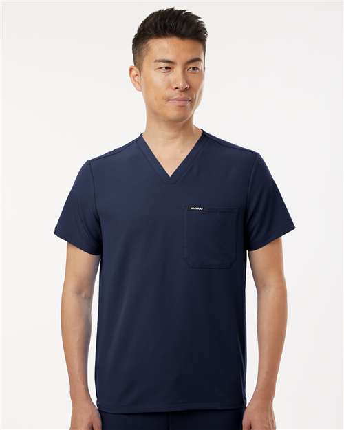 Men's Holmes Everyday 1-Pocket Scrub V-Neck Top - Midnight Navy