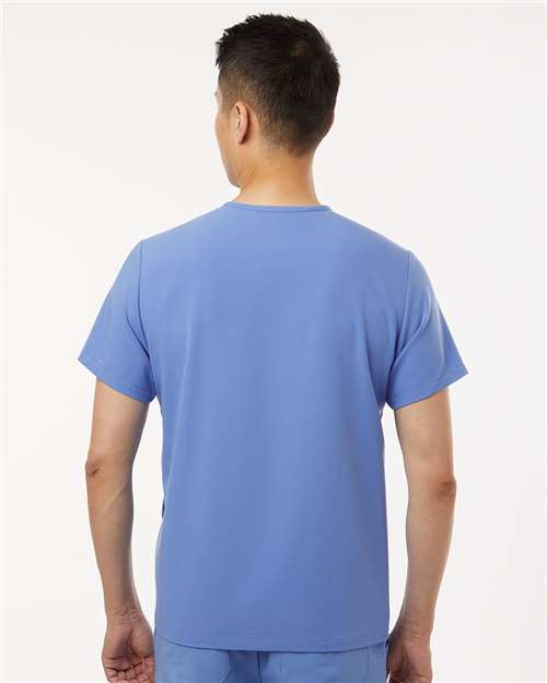 Men's Platt 3-Pocket Scrub V-Neck Top - Ceil Blue