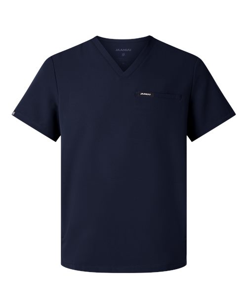 Men's Platt 3-Pocket Scrub V-Neck Top - Midnight Navy