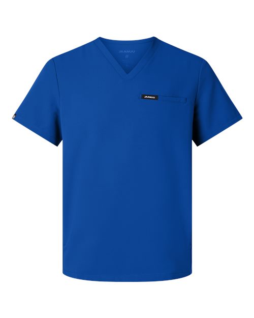 Men's Platt 3-Pocket Scrub V-Neck Top - Royal Blue