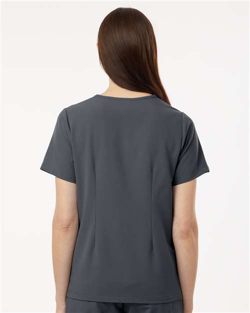 Women's Rhena Essential 1-Pocket Scrub V-Neck Top - Carbon Grey
