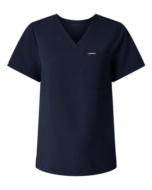 Women's Rhena Essential 1-Pocket Scrub V-Neck Top - Midnight Navy