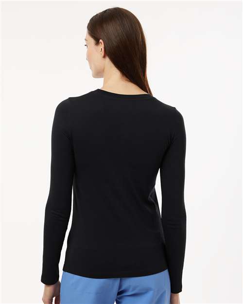 Women's RegenX Cotton Underscrub Long Sleeve T-Shirt - Black