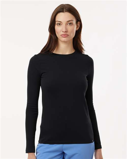 Women's RegenX Cotton Underscrub Long Sleeve T-Shirt - Black