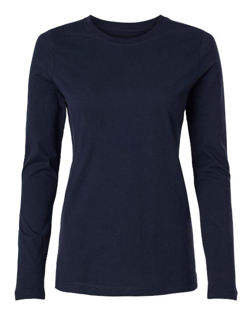 Women's RegenX Cotton Underscrub Long Sleeve T-Shirt - Midnight Navy