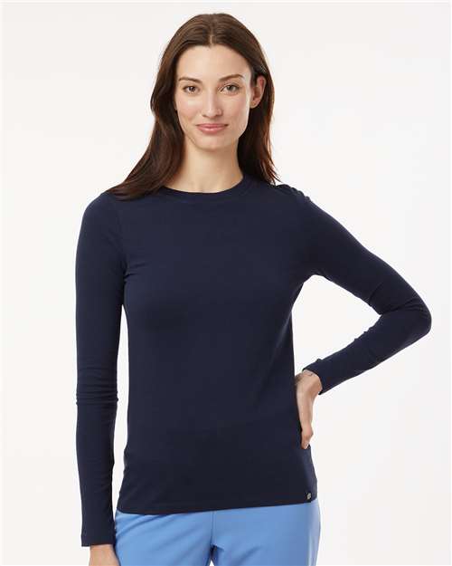 Women's RegenX Cotton Underscrub Long Sleeve T-Shirt - Midnight Navy