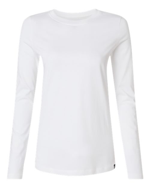 Women's RegenX Cotton Underscrub Long Sleeve T-Shirt - White