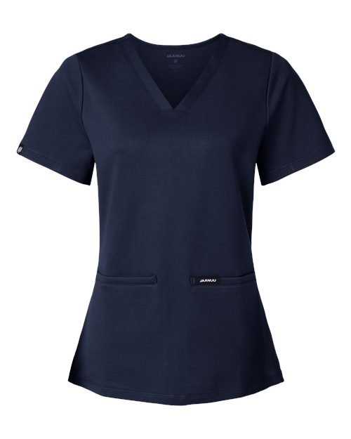 Women's Cesi UltraSOFT­™ Scrub V-Neck Top - Midnight Navy