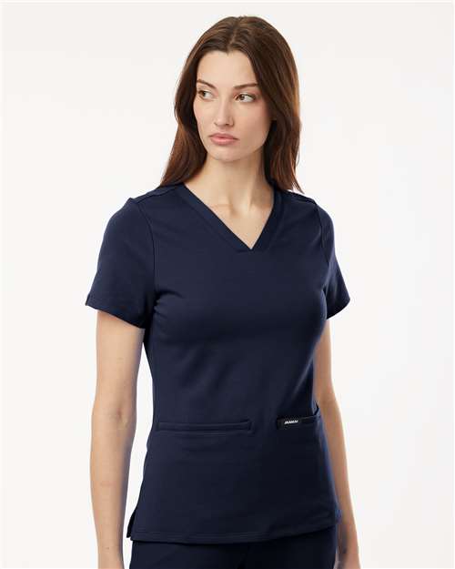 Women's Cesi UltraSOFT­™ Scrub V-Neck Top - Midnight Navy