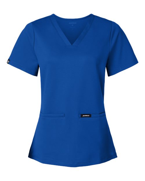 Women's Cesi UltraSOFT­™ Scrub V-Neck Top - Royal Blue
