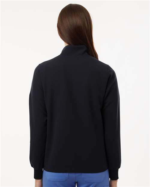 Women's Ceri Essential Full-Zip 6-Pocket Scrub Jacket - Black