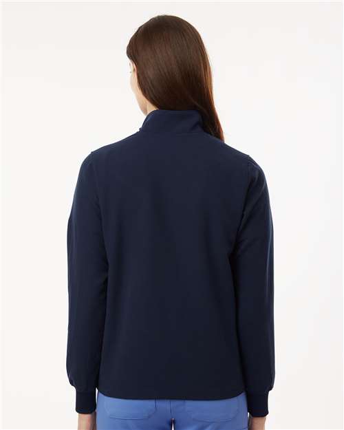 Women's Ceri Essential Full-Zip 6-Pocket Scrub Jacket - Midnight Navy