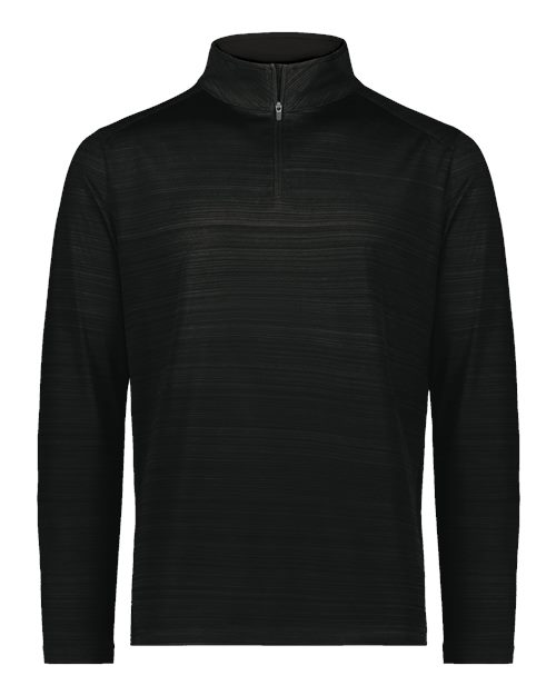 Unisex Pursuit Quarter-Zip Pullover - Black