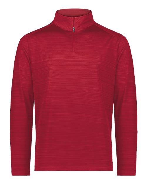 Unisex Pursuit Quarter-Zip Pullover - Scarlet