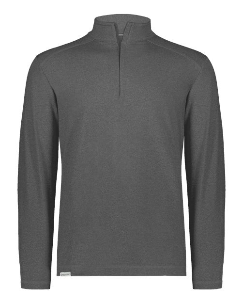 Unisex Eco Revive™ Ventura Soft Knit Quarter-Zip Pullover - Carbon Heather