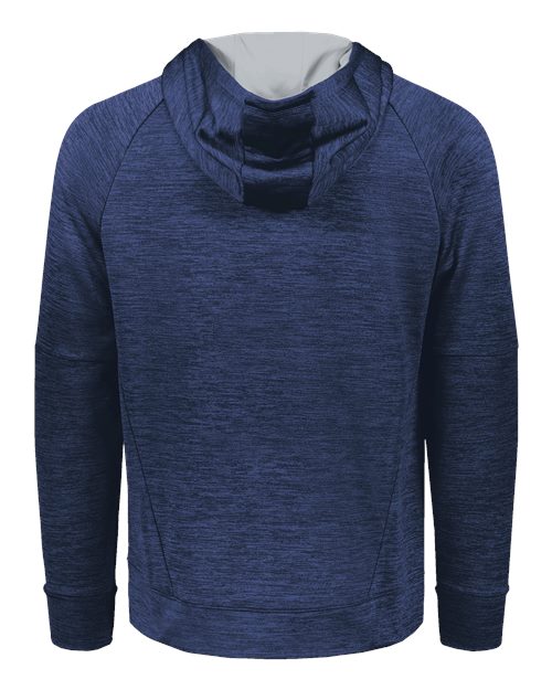 Men's All-Pro Performance Fleece Hooded Sweatshirt - Navy Heather/ Silver