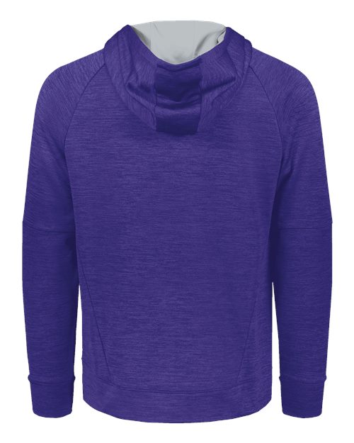Men's All-Pro Performance Fleece Hooded Sweatshirt - Purple Heather/ Silver
