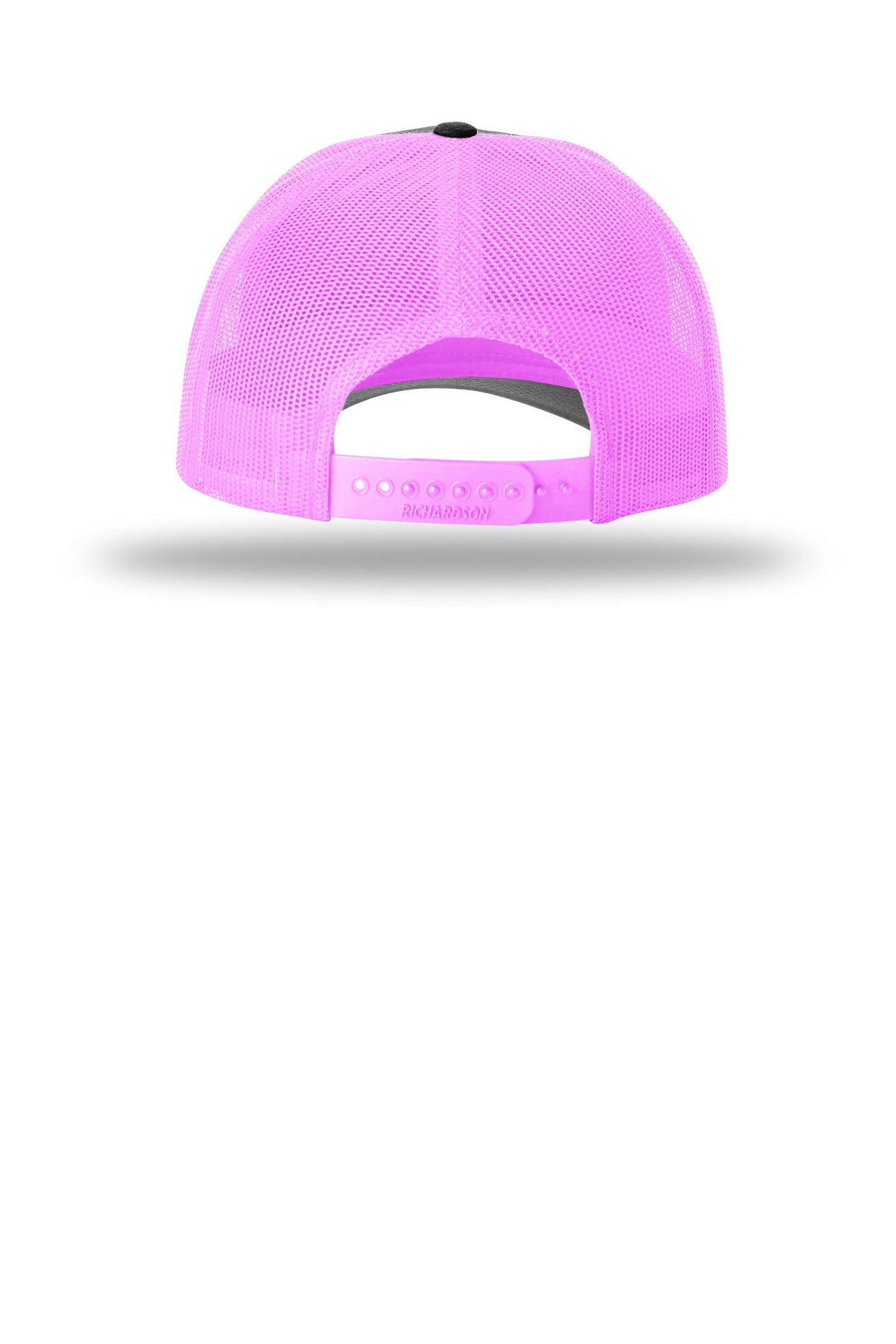 Richardson Low Pro Trucker - Black/ Neon Pink
