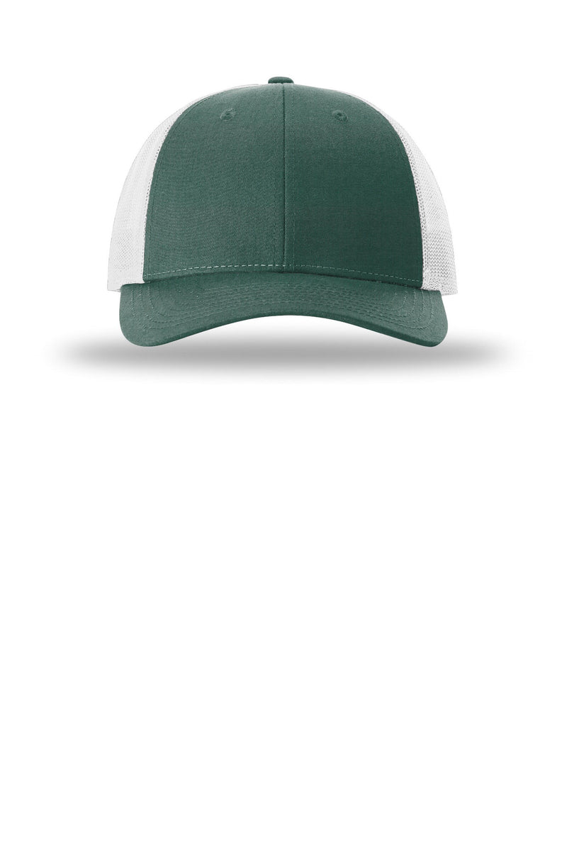 Richardson Low Pro Trucker - Dark Green Heather/ Light Grey